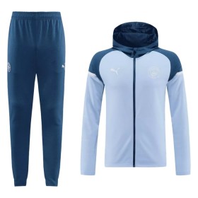 Manchester City Chaqueta De Entrenamiento Con Capucha 2024-25 Azul - Hombre